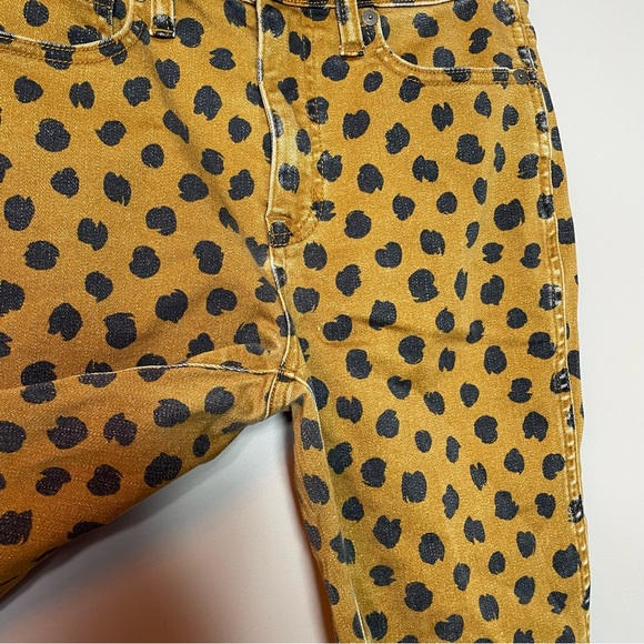 Madewell high rise skinny jean in painted spots - Picture 4 of 7